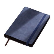 A5 Dik Blauw Dagboek Notitieboek 320 Pagina's Leer Studenten Kantoorbenodigdheden voor Schrijven en Opnemen