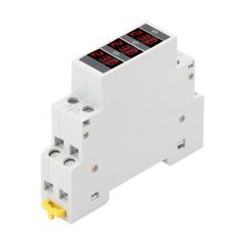 Modulaire LED digitale driefasen voltmeter voor DIN-rail spanningsmeter AC80-500V