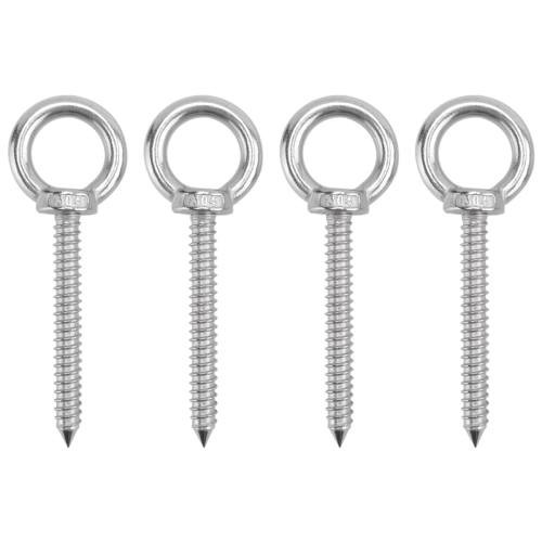 Zware ooghaken zelftappende oogschroef draagvermogen 700 lbs (4-pack - M10)