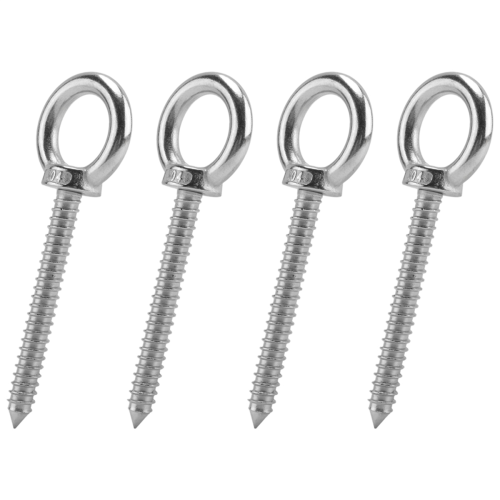 Zware ooghaken zelftappende oogschroef draagvermogen 700 lbs (4-pack - M10) 1