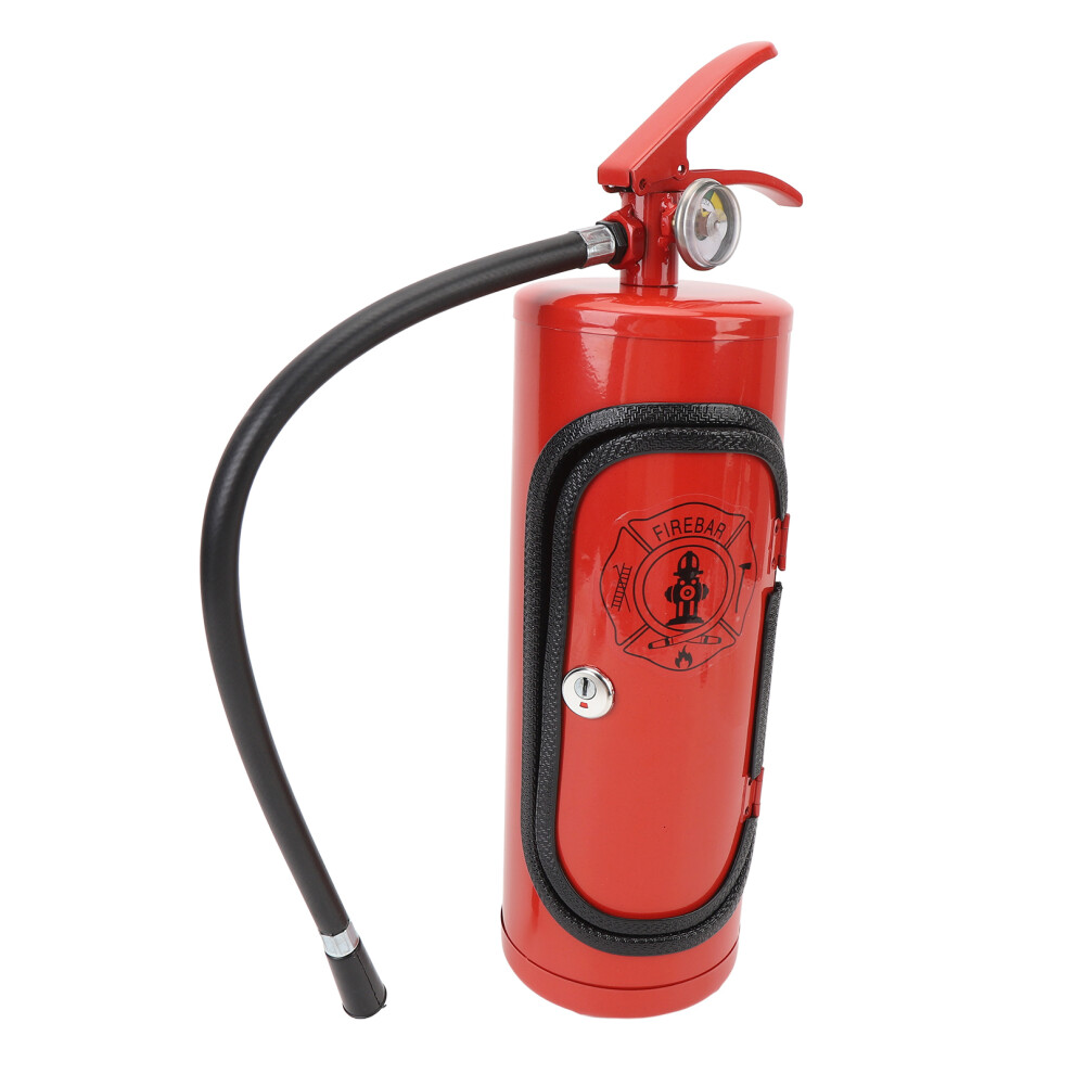 Iron Fire Extinguisher Wine Holder â Unique Bar Decor, Red-image-OPC-PJ9M7C5-NEW