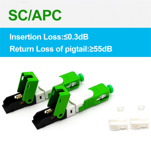 10 stuks FTTH ESC250D SC//UPC Single-Mode Glasvezel Snelkoppeling SM Snel 1