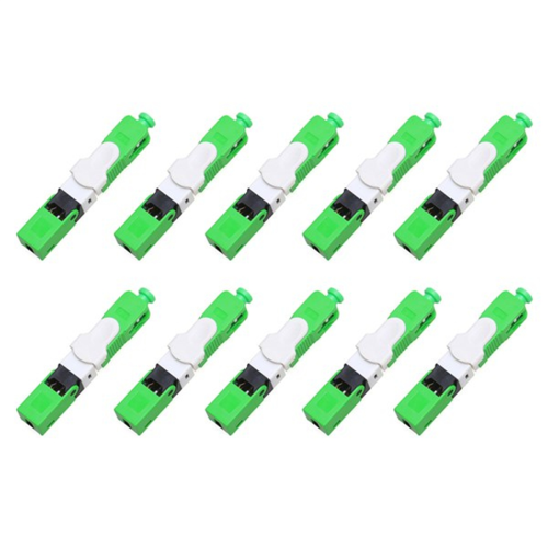 10 stuks FTTH ESC250D SC//UPC Single-Mode Glasvezel Snelkoppeling SM Snel