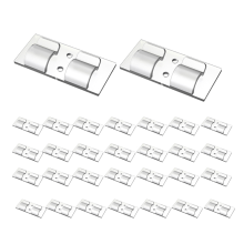 Haken voor buitenverlichting, clips, 30 stuks, doorzichtige lichtclips, zware kwaliteit voor binnen