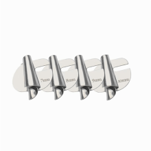 Naaivoetset met rolzoom, brede drukvoet, naaivoet voor machines (4 stuks - 7/8/9/10 mm)