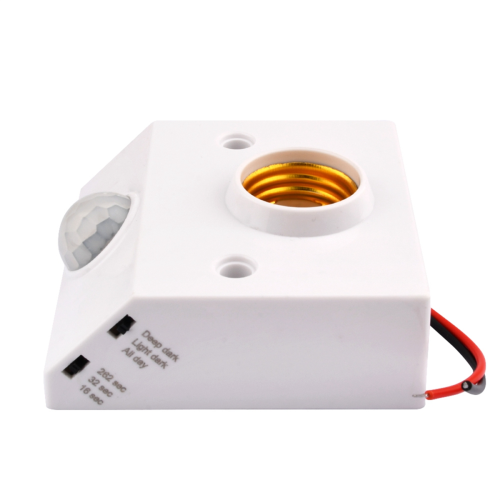 E27 LED-lamphouder PIR-lichaamssensor met infraroodsensor, 220V, met regelschakelaar en bewegingsmelder 2