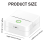 Mini-printer Sticker Maker Thermische printer, Bluetooth draadloze draagbare telefoon Kleine zak 6