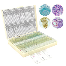 Microscoopglaasjes met monsters van kinderen, voor microbiologie bij volwassenen bij kinderen, 100 stuks