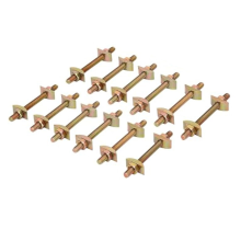 12Set aanrechtbladconnector, meubelbevestigingsconnectoren, tafelbladbevestigingen, flip joint verbindingsset