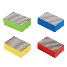 Diamantpolijstpads, 4 stuks/set handpads schuurblok glas slijpen voor keramische tegels