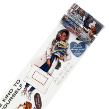 Chic Attitude brede PET-tape, enkele rol, originele ontwerpen, modieuze outfits voor meisjes, doorzichtig