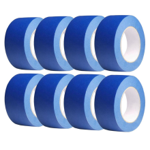 Schilderstape 2 inch breed, 8 stuks blauwe afplaktape voor gebruik, rollen van 55 yards (inch)