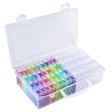 64 Grids Diamond Paint Opbergdoos Draagbare Zaadkralen Organizer Case DIY Nail Art Plastic Container