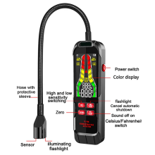Draagbare lekdetector voor brandbare gassen, natuurlijke lekconcentratie-analysator, meter, geluid, licht, ZL72A batterij