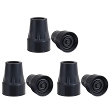 Krukpunten, 3/4 inch zware, antislip rubberen vervangende voetdoppen, pads, 6 stuks