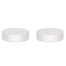 Sublimatie keramische ornamenten Ornament blanks Bulk schijven voor warmte (10 stuks)