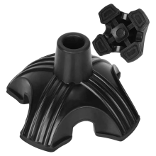Cane Tip Zelfstandige Antislip Vier-Base 4- Vervangende Voet voor Wandelstok, Vier-Poten Hoes, 2 Stuks