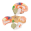 Menselijk hersenmodel voor neurowetenschappen, anatomiemodel, met studiegids, functionele partitionering 2