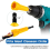 2-delige draaddraaigereedschap Twister Boor Stripper Connector Socket Spinner-Geel 2