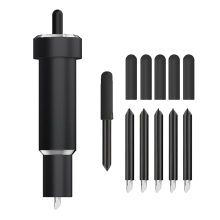 Mes voor 3/Maker/Explore 3/Air 2/Air/One/Venture, 60 diepe punt en behuizing, zwart