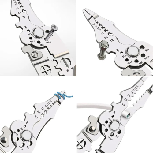 Multifunctionele draadstripper, krimptang, kabelkniptang 2