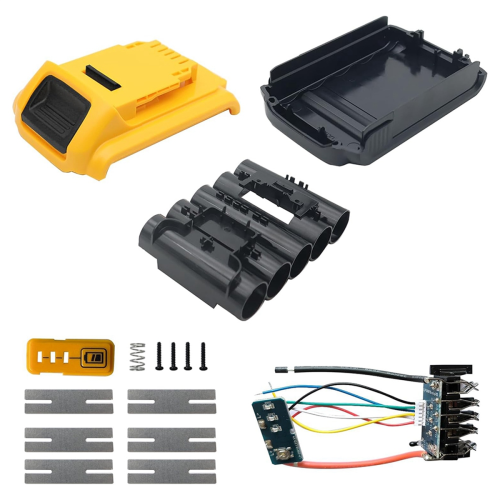 20V 5-Cell 18650 Batterij Plastic Behuizing Onderdelen Vervanging voor Max Compact DCB201