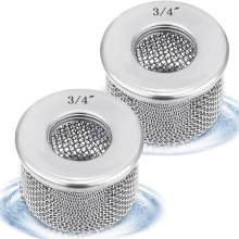 2 stuks luchtinlaatfilter zuignap slang dubbel scherm met 1,91 cm NPT-draad voor airless verfspuit, pomp