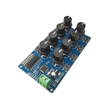 8CH draaiknop servodriver 8 kanaals/weg controller board overstroombeveiligingstester