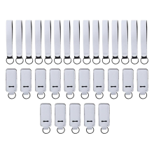 30 stuks sublimatie lippenstift houder blanks polsband sleutelhanger lanyard set voor doe-het-zelf knutselen