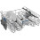 Beko Beko BDFN36540PA 60cm 15 Place Setting Dishwasher - Grey 7