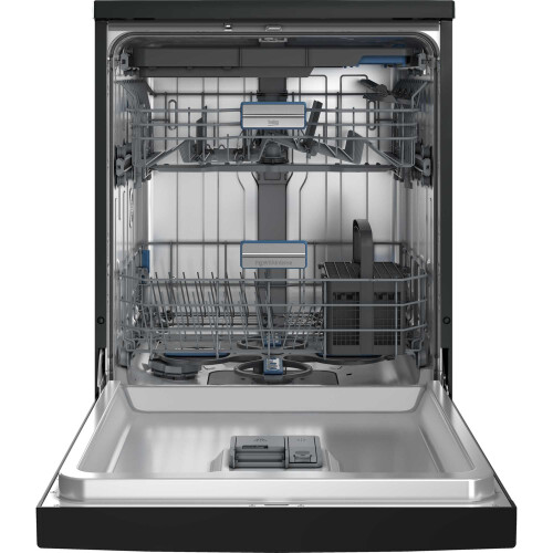 Beko Beko BDFN36540PA 60cm 15 Place Setting Dishwasher - Grey 2