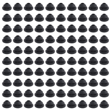 100 stuks rubberen kabelrailingsringen voor metalen palen van 1/8 inch, 5/32 inch en 3/16 inch, kabelset