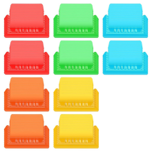 100 stuks maptabs 3,15 inch hangend en inzetstukken kunststof tabs, veelkleurig