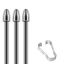 Vervangende marker stylus penpunten voor 2 tablets - Titaniumlegering metalen punt/punten (3 stuks)