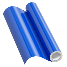 Blauw PermanentVinyl 30,48 cm x 12,22 m 1 rol glanzend zelfklevend vinyl, gemakkelijk te snijden en te verwijderen voor doe-het-zelf knutselstickers