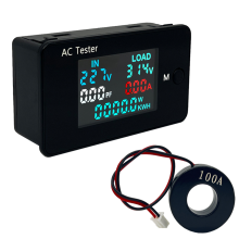 KWS-AC305 Wattmeter Vermogensmeter Dubbele voltmeter AC 0-500V Spanning 0-50KW Analyzers