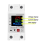 Din-rail dubbel display, instelbare overspanning, stroom en onderbeveiliging 7