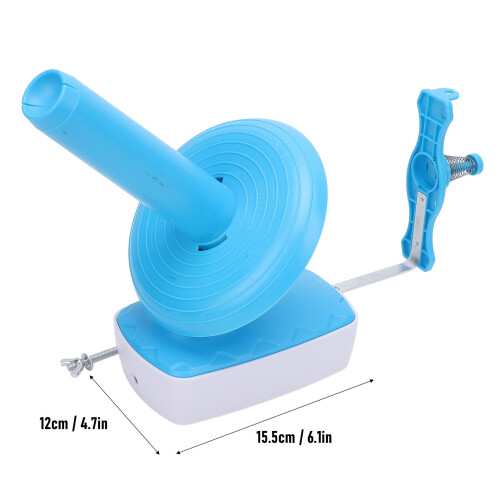 Electric Yarn Ball Winder Large ABS 12x15.5cm Automatic Sewing Tool 1