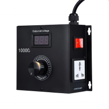 10000W AC variabele snelheidsregelaar 120V-220V 15A, ventilatormotor voor elektrische EU-stekker