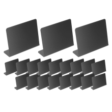 20 stuks tafelborden, voedselbord, buffet, feestlabels, bericht, schoolbord, krijt, prijsdisplay, tafelblad