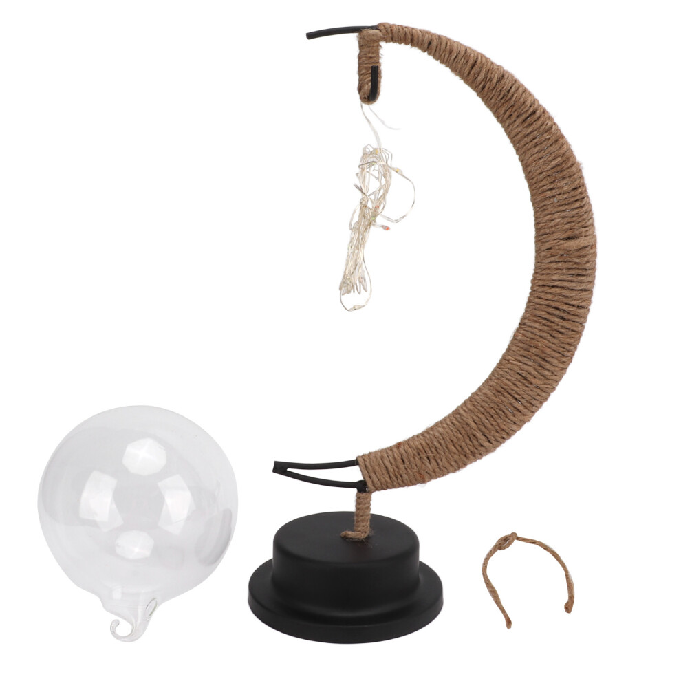 Color LED Moon Ball Modeling Lamp Hemp Rope-image-OPC-PJ9MHSM-NEW