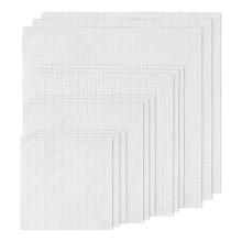 12 stuks Aida-stof, 14 stuks, 4 maten, witte stof voor handwerkborduurwerk, reserveborduurwerk voor beginners, handwerk