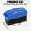 Bandenglans applicator, dressing applicator pad, gebogen detail met handvat A 5