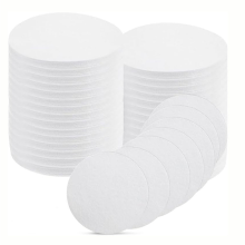 110 vellen magnetronovenpapier, 12 cm ronde keramische vezelpapier isolatiedeken voor doe-het-zelf glasfusing