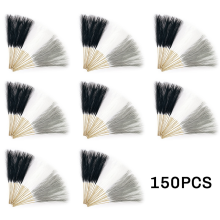 150 stuks kunstgrasdecoratie, 55 cm hoog, kunstmatige pompeuze bloemen, nepplanten, vloervuller voor decoraties