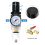 1/4 inch luchtcompressorfilterregelaarcombo AW2000-02 - messing elementen, maximale druk van 150 PSI, compact ontwerp 5