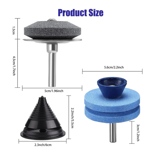 Grasmaaiermes slijper, Grasmaaier slijper voor boormachine met balancer, 1