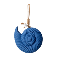 Mediterrane wanddecoratie hanger hout schelp zeester hangende ornamenten kamer oceaan strand donkerblauw