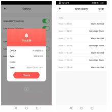 Tuya Smart Zigbee Sirene Draadloos hoorbaar en zichtbaar alarm 100dB anti-sabotage AC-voeding Werkvolume-instelling EU-stekker