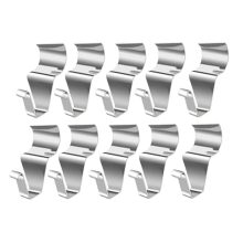 10 stuks haken voor gevelbekleding, ophangen van gevelbekleding buiten, vinyl gevelbekledingsclips zonder gaten nodig decoraties, B